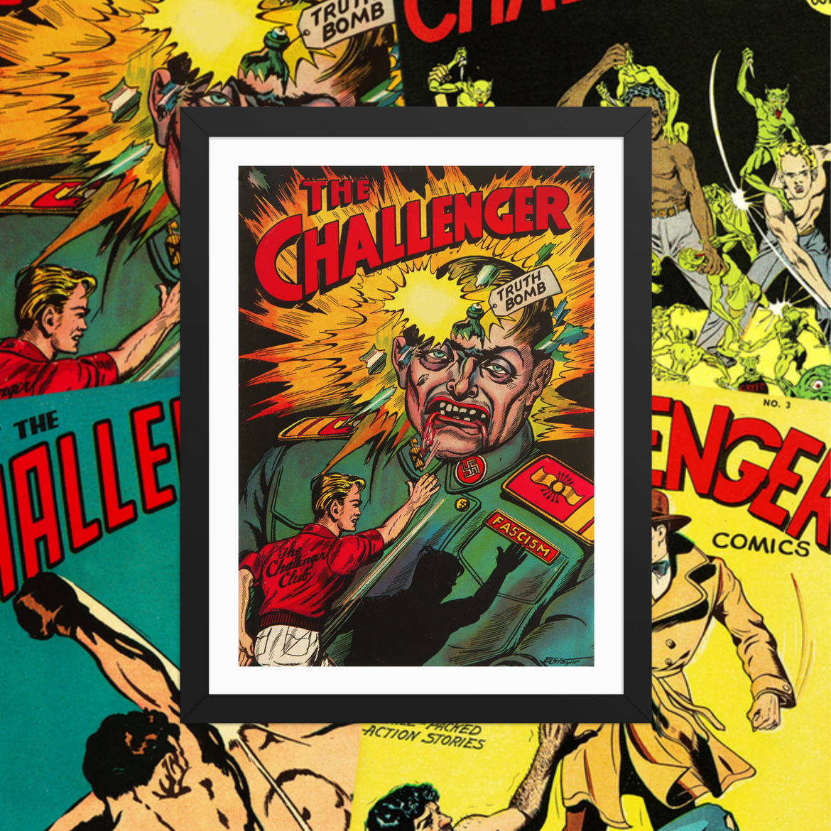 THE CHALLENGER NO. 1 - FRAMED PRINT